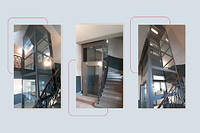 Ascenseur dans un bâtiment protégé