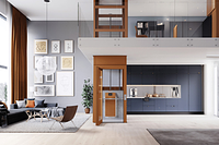 Hauslift von Garaventa Lift im Innenbereich