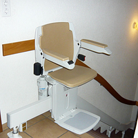 Occasion stairlift open