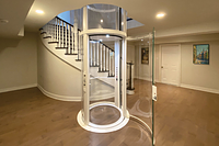 Vuelift Mini dans le séjour, à l’étage