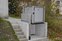 Vertical Platform Lift Outdoor Top