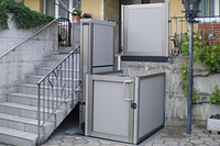 vertical platform Lift Outdoor bottom