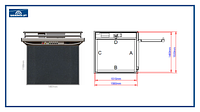 Dimensions de la plateforme de l’ascenseur de maison Genesis Type B