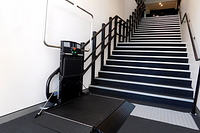 Platform lift from Garaventa Lift open bottom